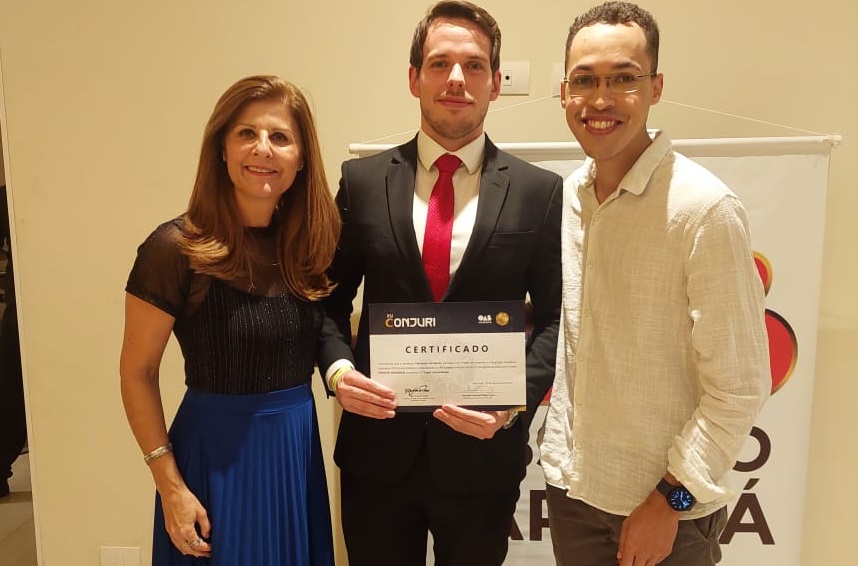 Professor do Unicive obtém 1º lugar na premiação do Conjuri para trabalhos acadêmicos